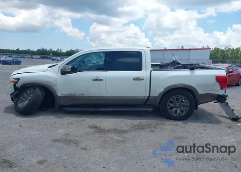 2018 Nissan Titan Platinum Reserve из США, поврежденный, VIN 1N6AA1E69JN549461